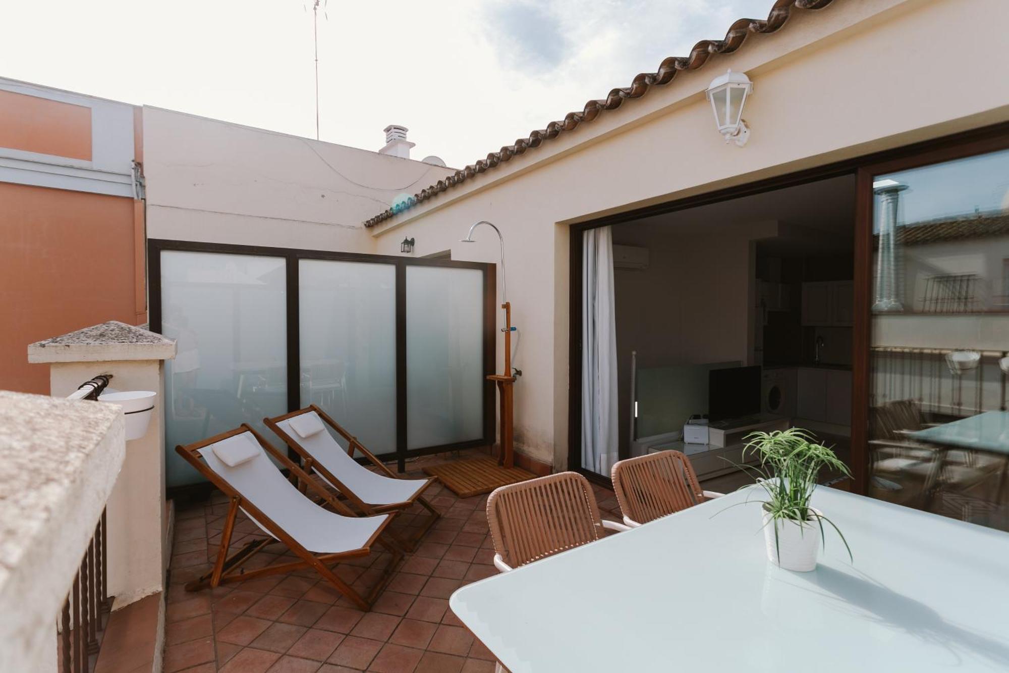 Apto. Con Terraza Privada Centro Siviglia Esterno foto